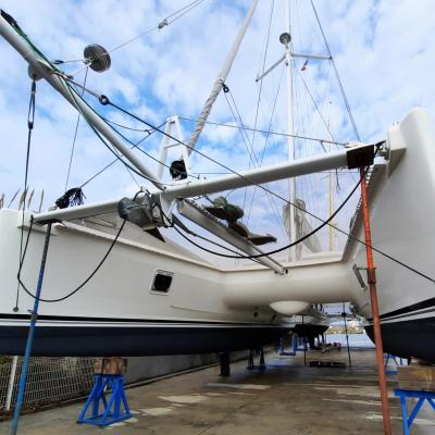 Catana 50 out of water