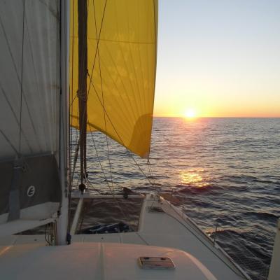 Catana 50 under spinnaker