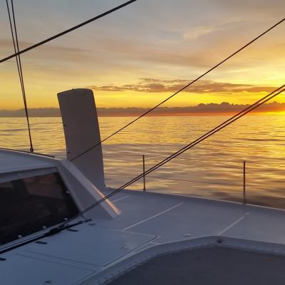 Catana 53 sunset