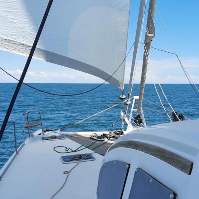 Catana 55 under sails 1 