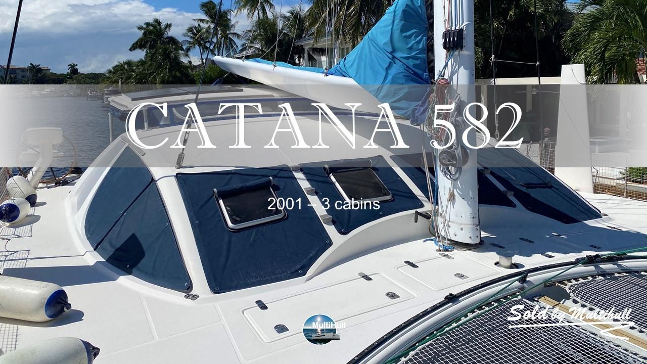 Catana 582 double trouble sold by multihull
