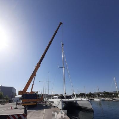 Catana 62 mast and boom