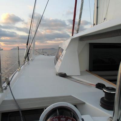 Catana 62 on the morning