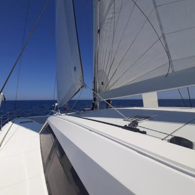 Catana 62 under sails