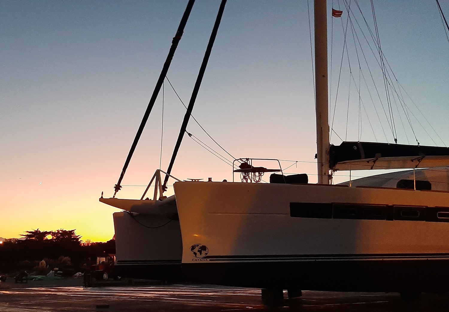 Catana 65 sunset