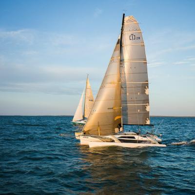 Corsair f27 under sails