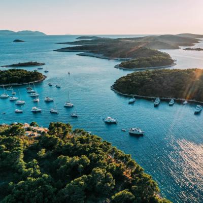 Croatia anchorage