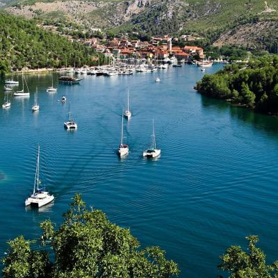 Croatia anchorage