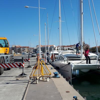 Unstepping mast Catana 50