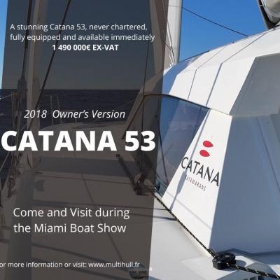 For sale catana 53 in miami