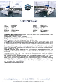 For sale outremer 38 40