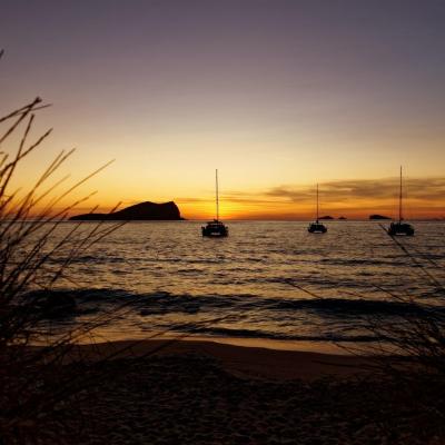 Ibiza sunset at cala comte