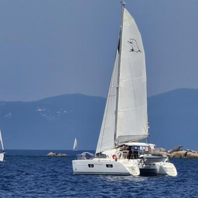 Lagoon 380 in corsica