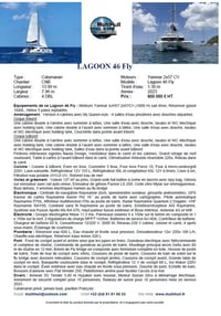 Lagoon 46 for sale