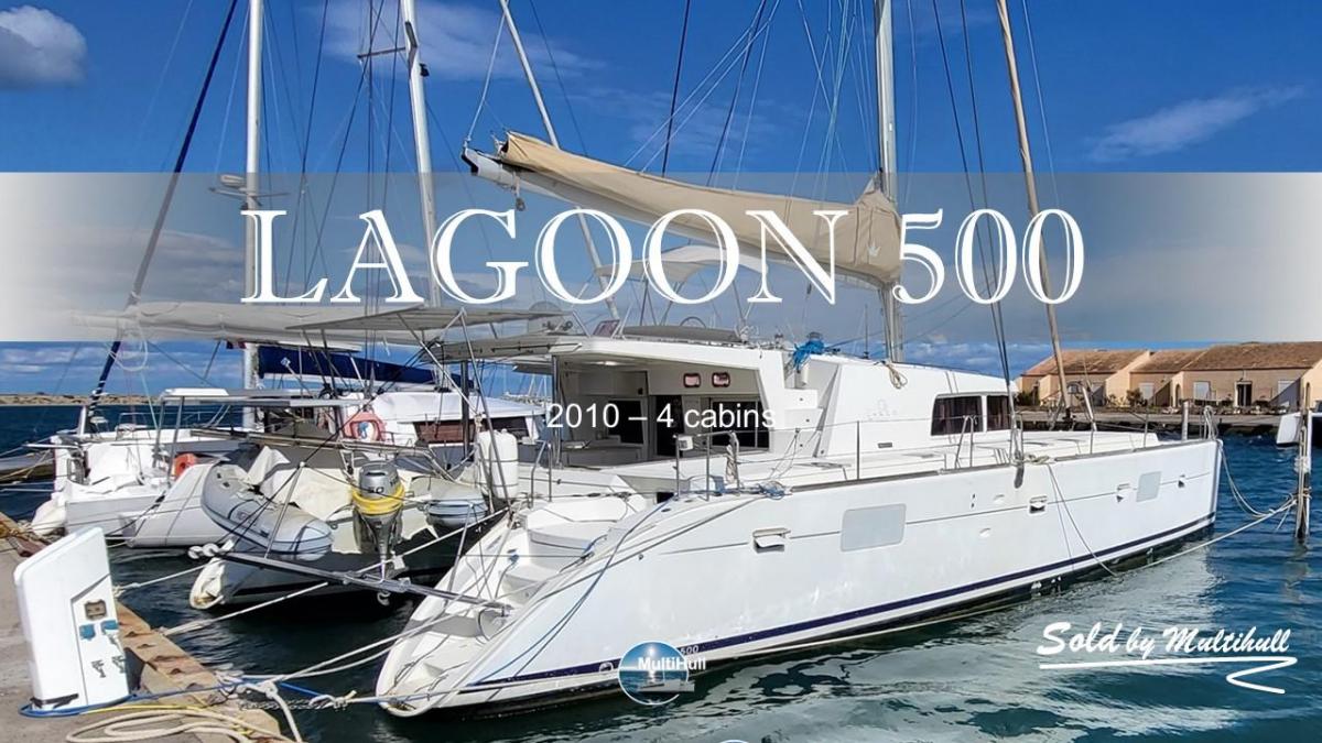 Lagoon 500 sold by multihull