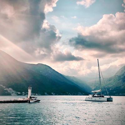 Montenegro sailing bay of kotor