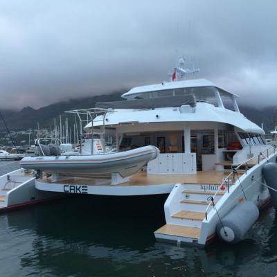 Open Ocean 800 Luxury Expedition Catamaran II  Cake