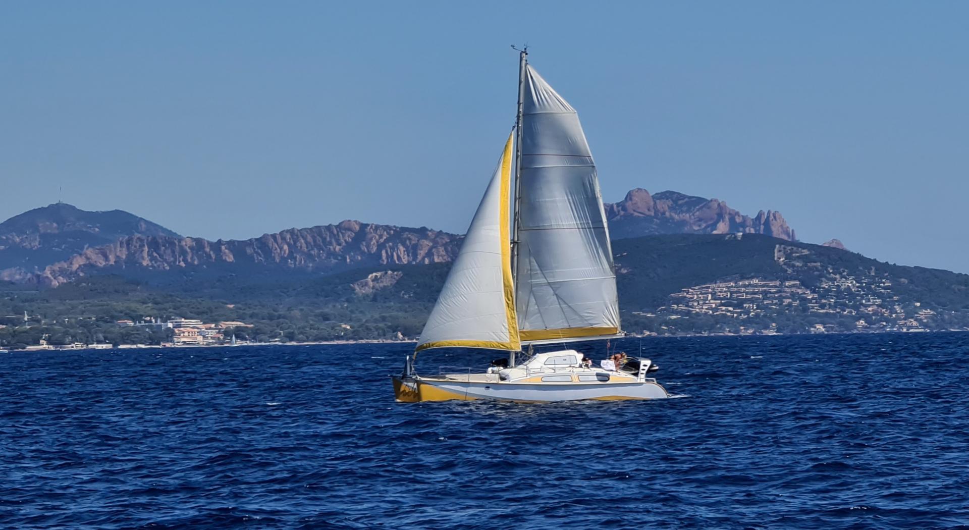 Outremer catamarans under sails