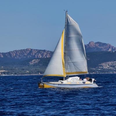 Outremer catamarans under sails