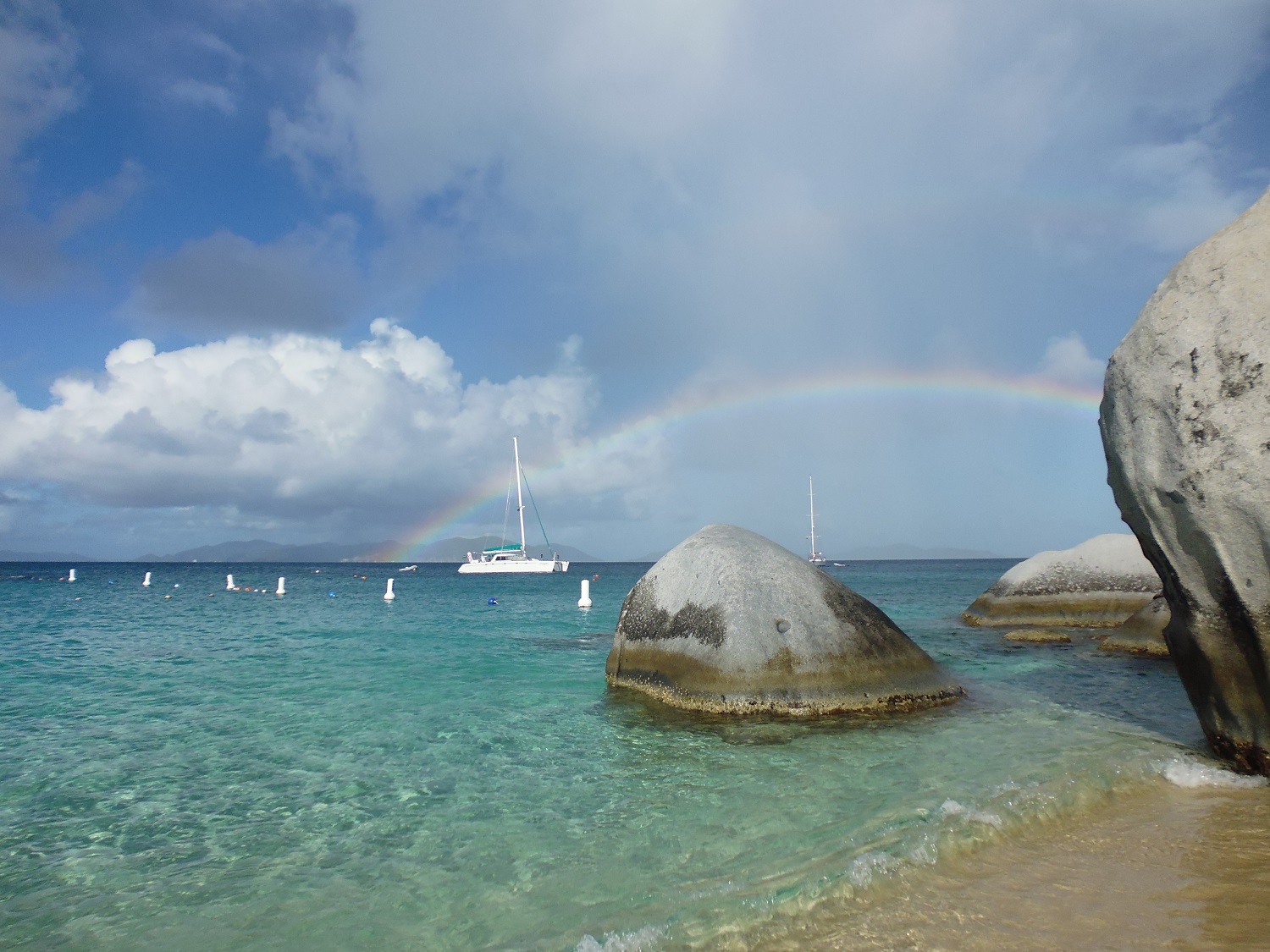 Rainbow in caribbean