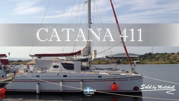 Sold by multihull catana 411 1995 4 cabines