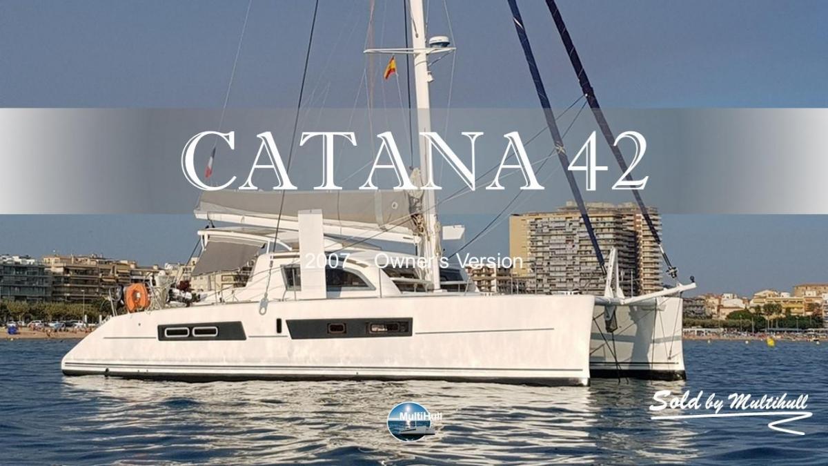 Sold by multihull catana 42 2007 4 cabines