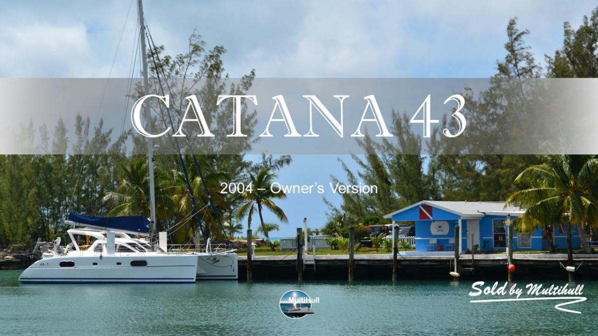Sold by multihull catana 43 2004 owner s version