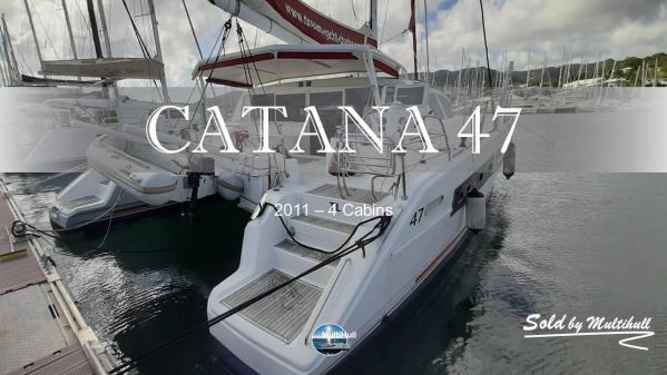 Sold by multihull catana 47 2011 4 cabines
