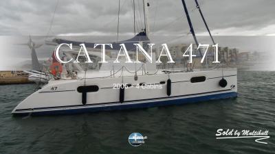Sold by multihull catana 471 2005 4 cabines