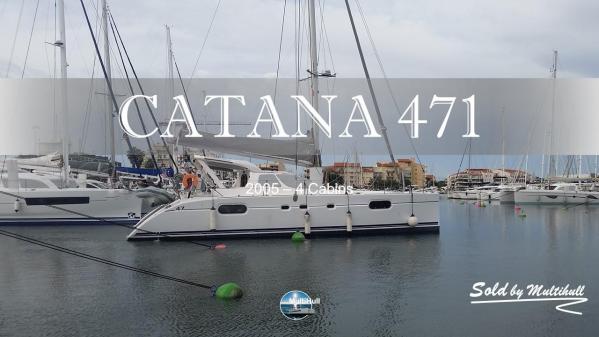 Sold by multihull catana 471 2005 4 cabins
