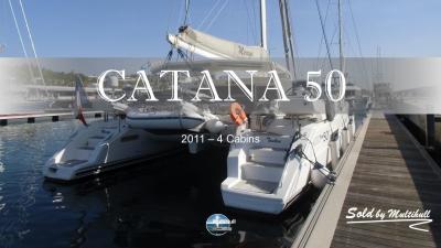 Sold by multihull catana 50 2011 4 cabines