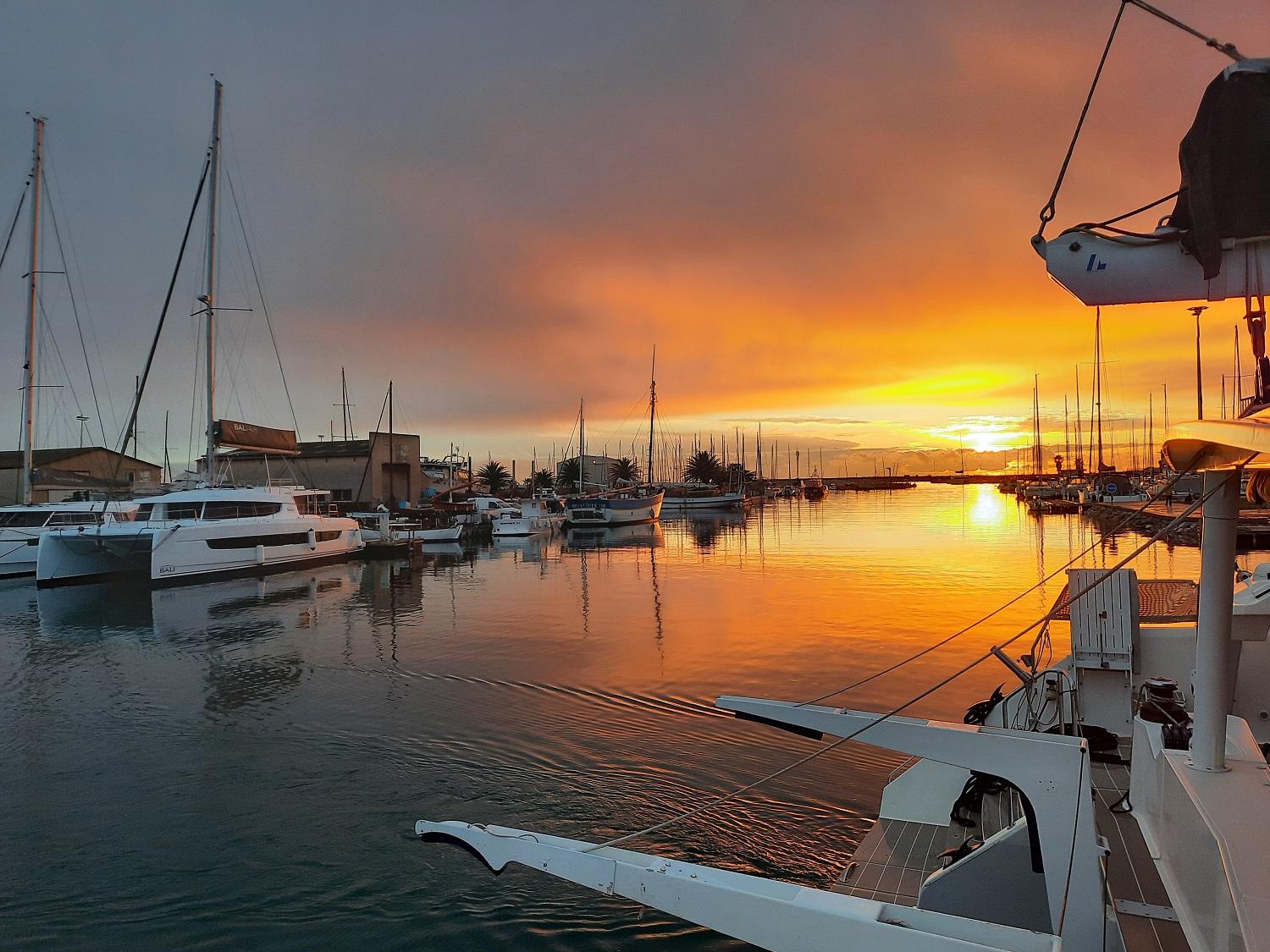 Sunrise in canet