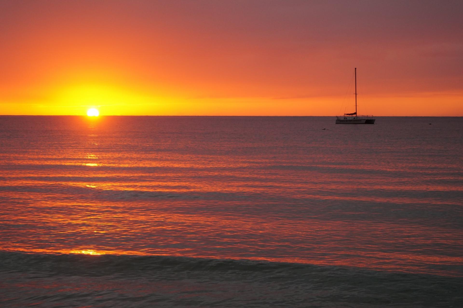 Sunset in jamaica