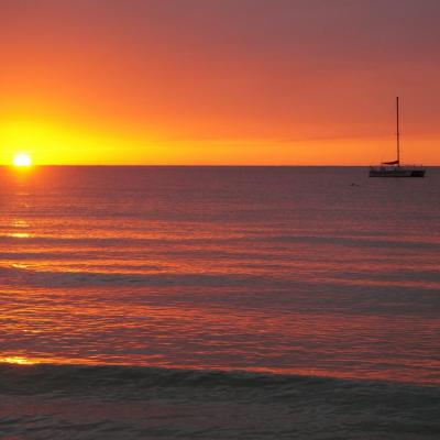 Sunset in jamaica