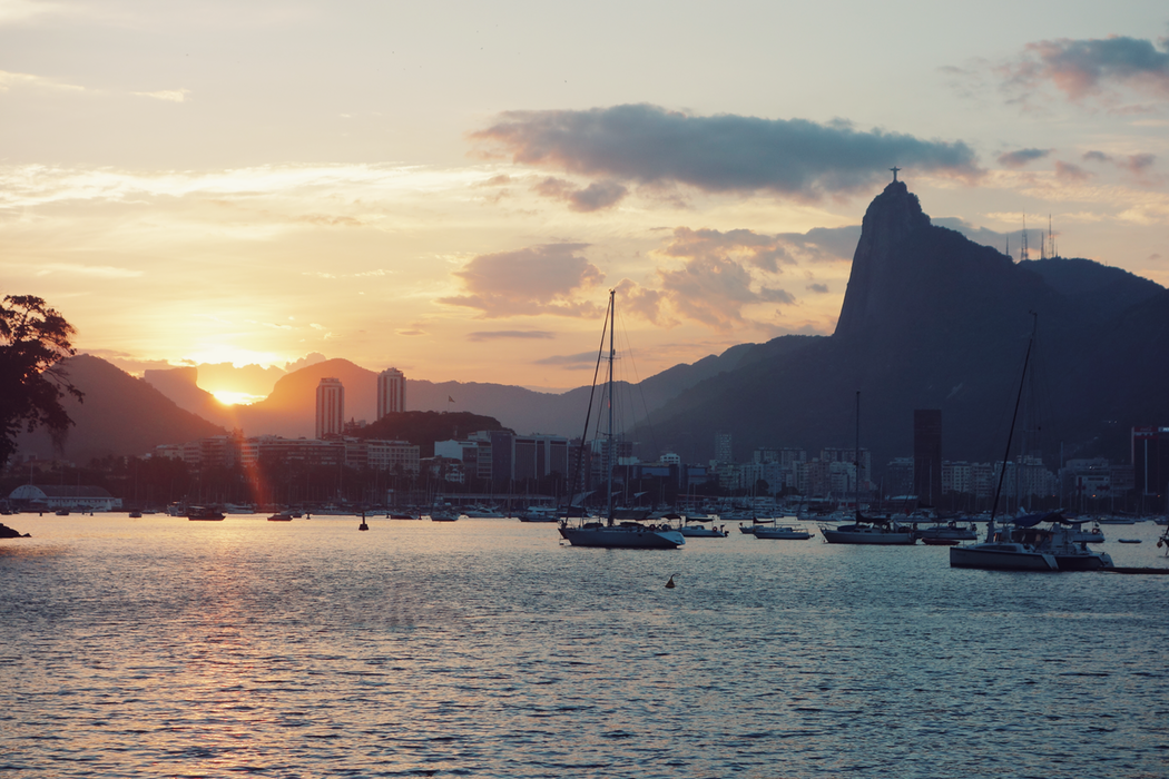 Sunset in rio